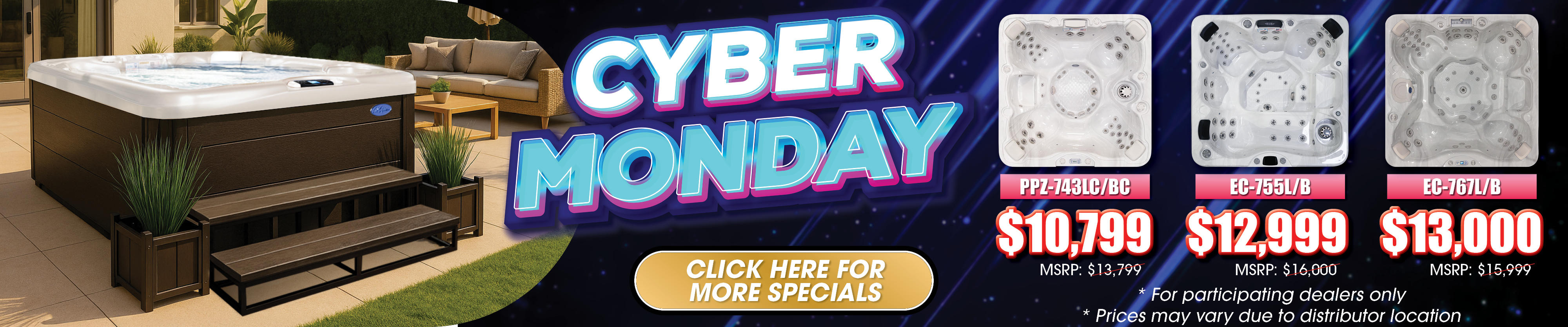 Calspas hot tub being used in a family setting - Glenwood Springs